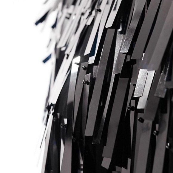 Fun, long-sequin black dress - Picture 4 of 4